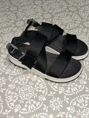 Merrell Women’s Alpine Cush Backstrap Black Sandals